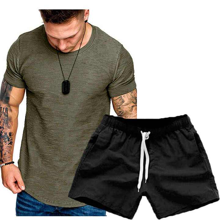 Men's leisure T-shirt and shorts set Lune London