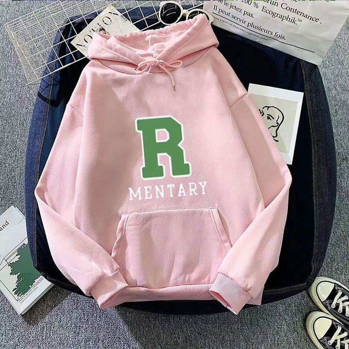 Women Hoodie with Stylish Print Chic & Stil