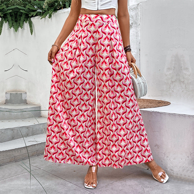 Chic and stylish flared patterned pants for women