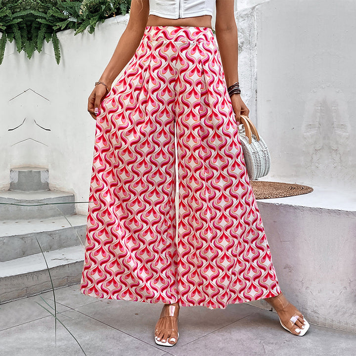 Chic and stylish flared patterned pants for women