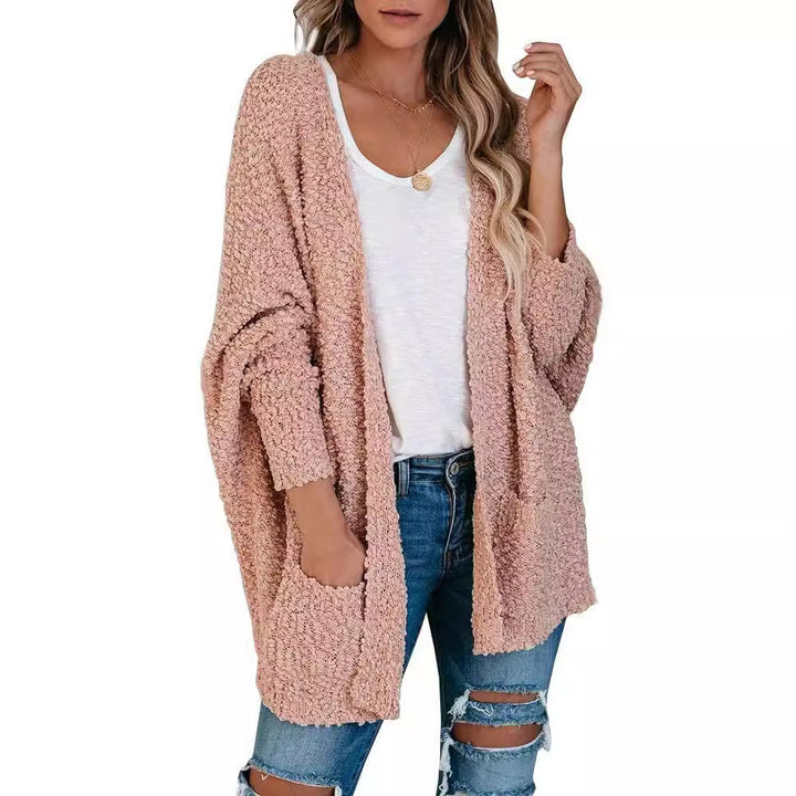 Ladies Large Cardigan with Loose Structure Lune London