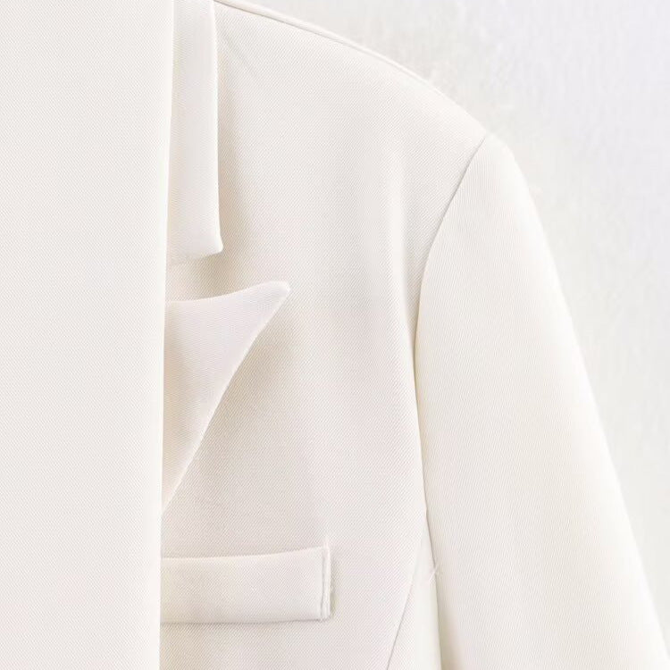 Ladies elegant blazer with removable scarf Lune London