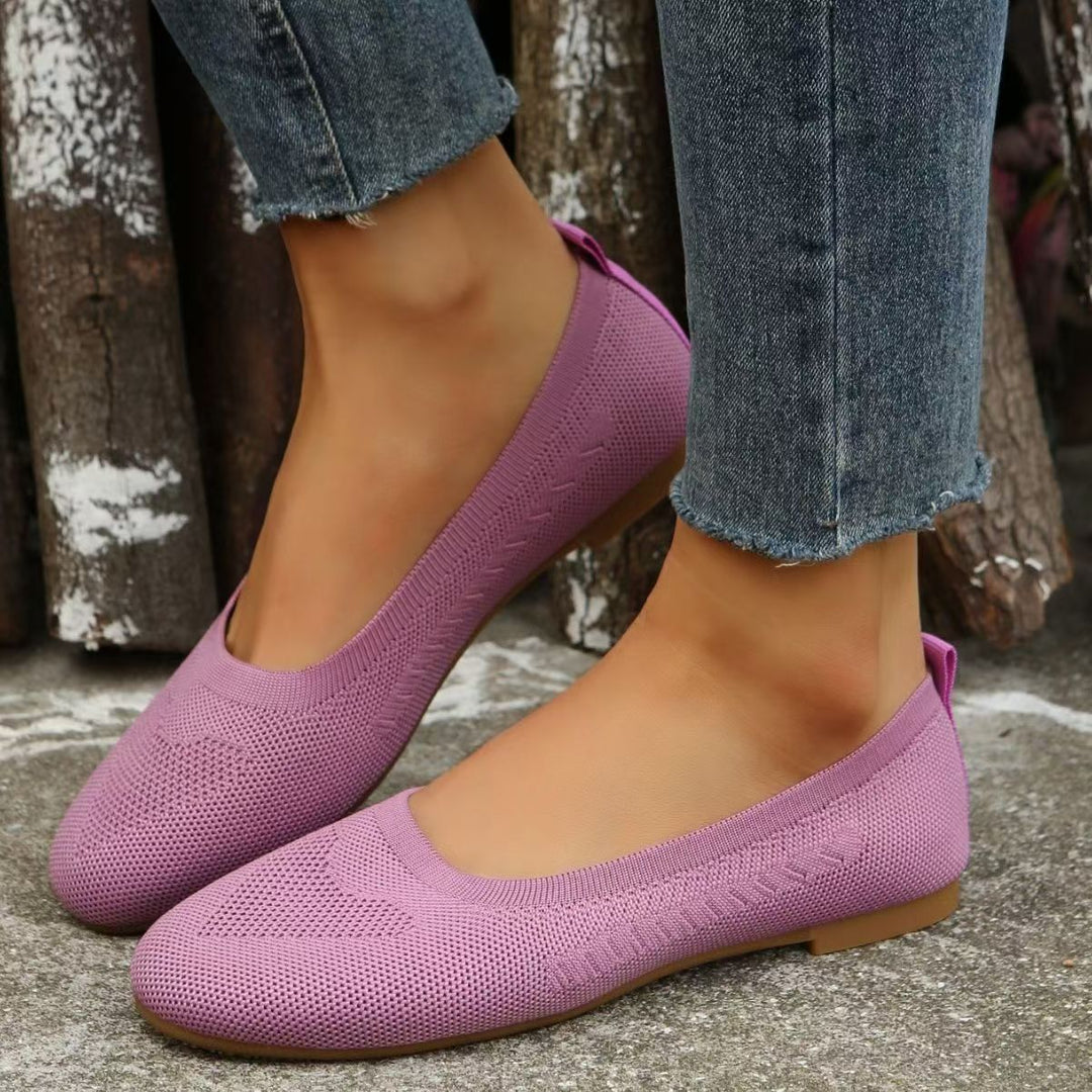 Lune London Stretch Mesh Ballet Flats for Women