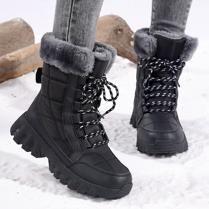 Women's Thermal Winter Boots with Insulating Lining and Non-Slip Sole Lune London