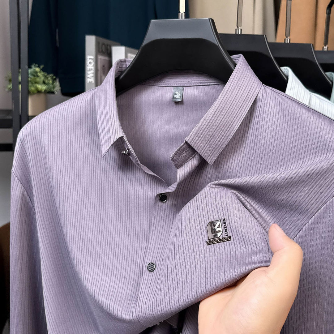 Elegant shirt for men with a textured design and modern accents Lune London