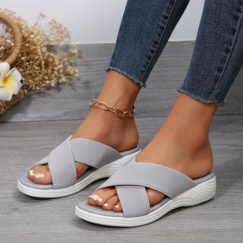 Stylish wellness sandals for ladies with cushioned sole Lune London
