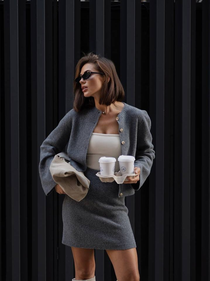 Women's set in soft knit material Lune London