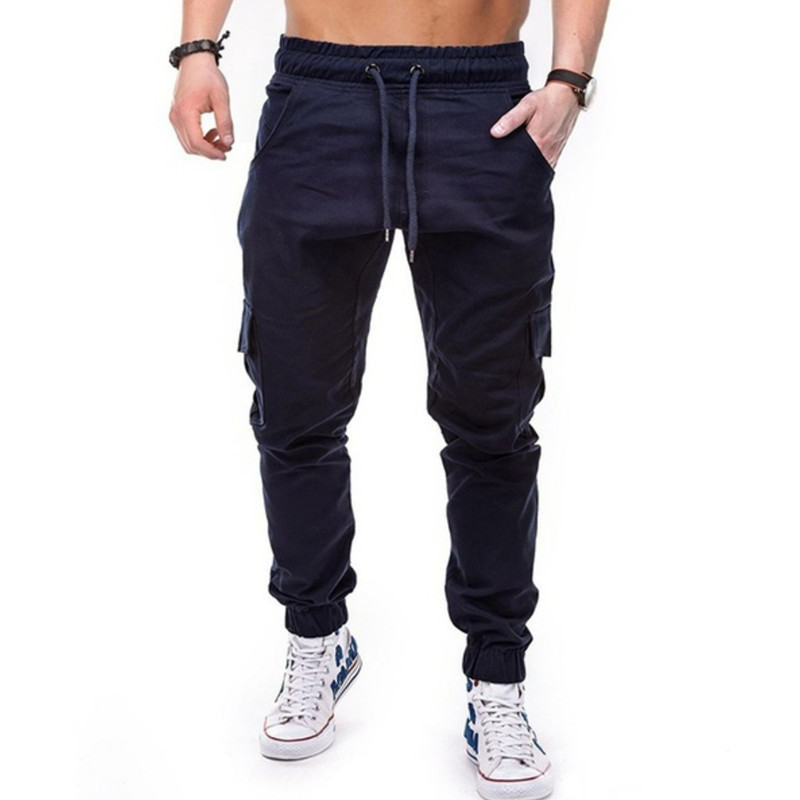 Cargo joggers for men with elastic waist and practical side pockets Lune London