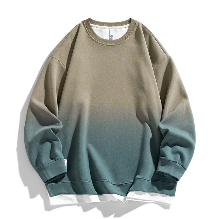 Lune London color gradient casual sweatshirt