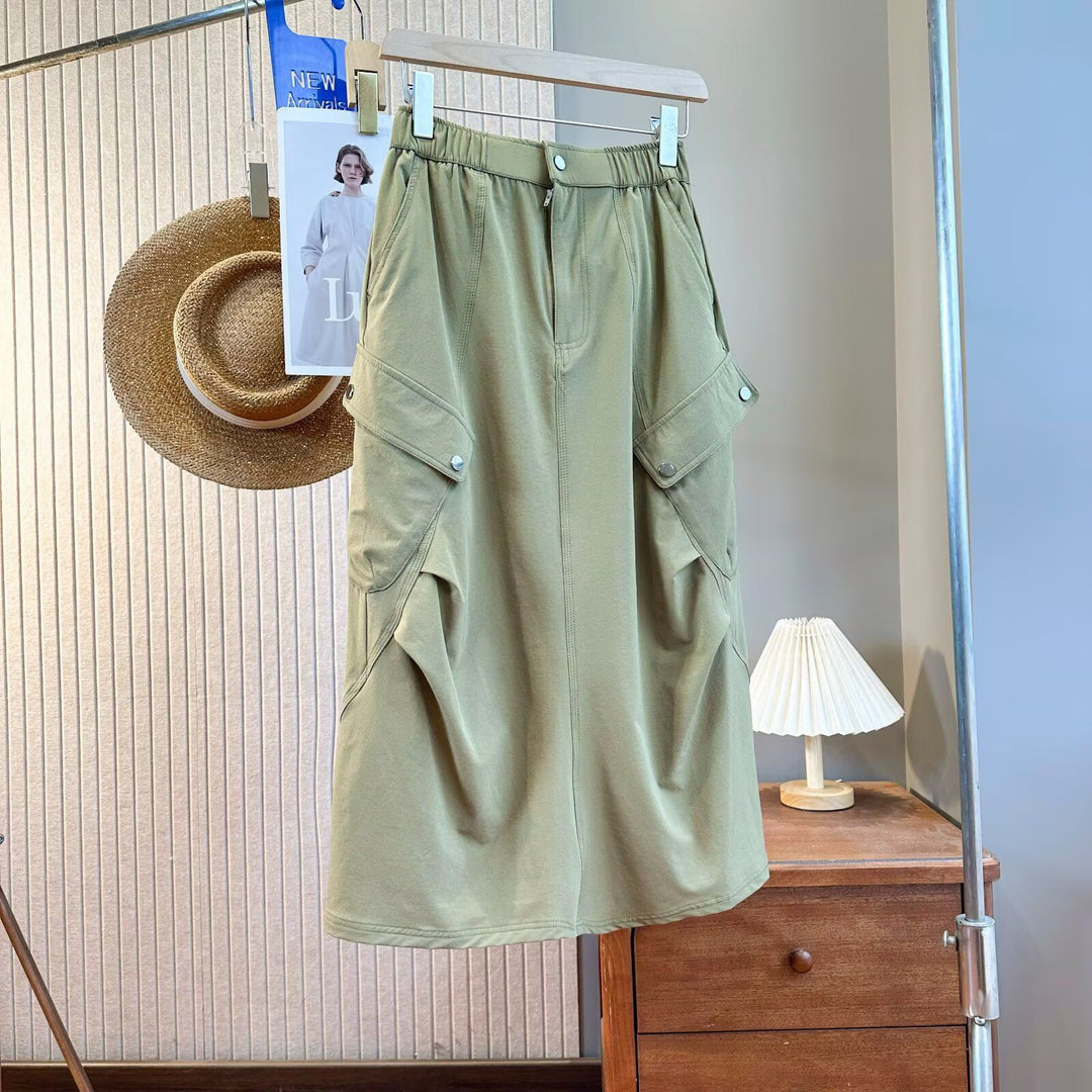 Jupe cargo pour femmes avec poches pratiques Chic & Stil