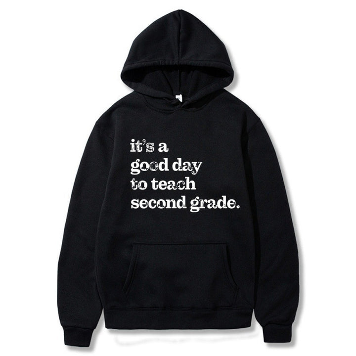 Women's hoodie with inspiring teacher quote and comfortable fit Lune London
