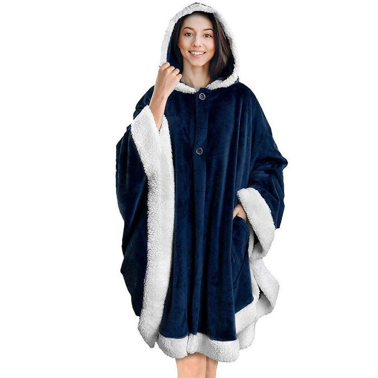 Ladies Cozy Hoodie Blanket Lune London