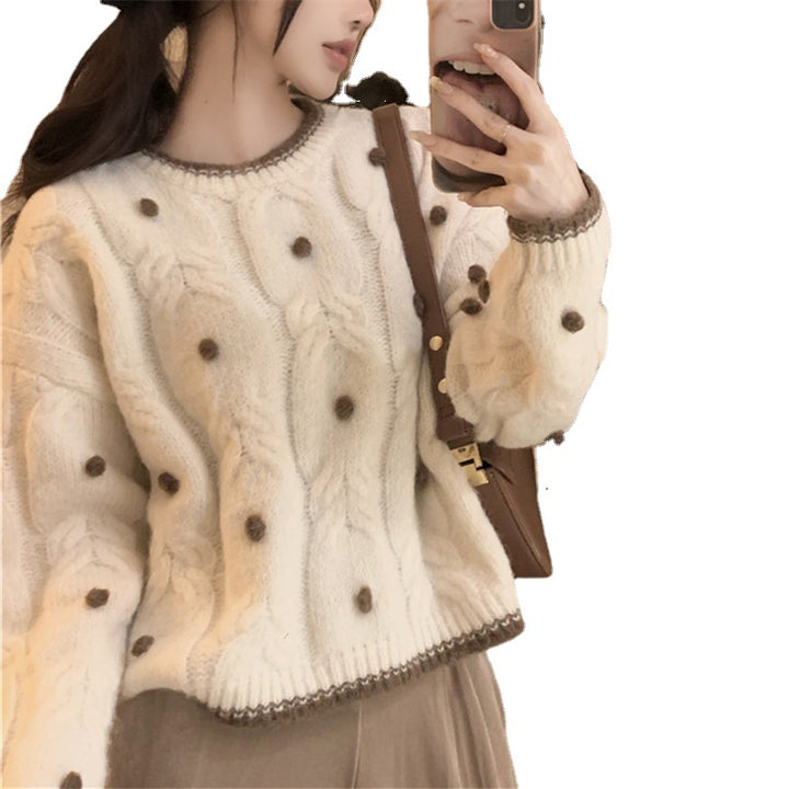 Femme Pull surdimensionné avec Structure Chic & Stil