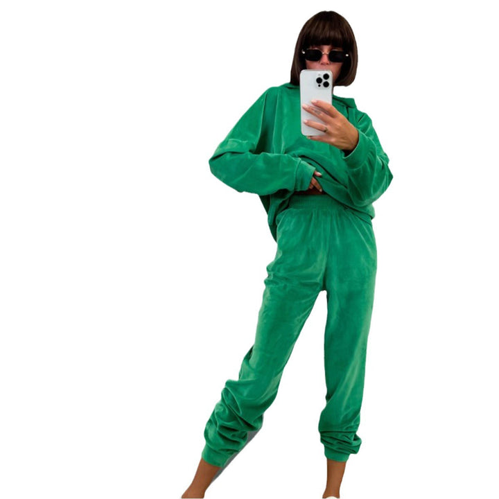 Ladies Cozy Hoodie and Jogging Pants Set Lune London
