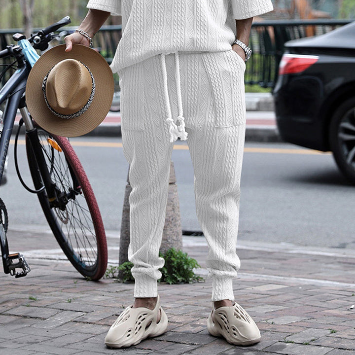 Fashion knit set for men with elastic waistband and durable material Lune London