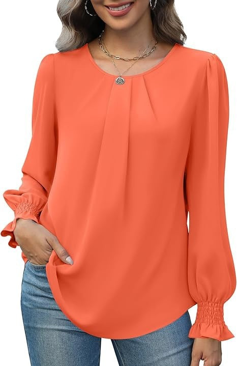 Blouse élégante pour dames avec manches bouffantes Chic & Stil
