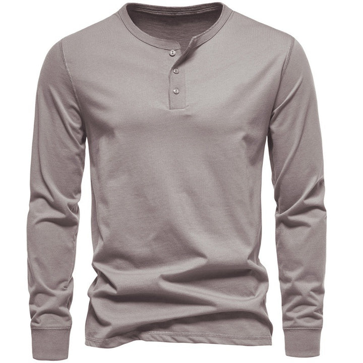 Men's long sleeve shirt with button closure and modern design Lune London