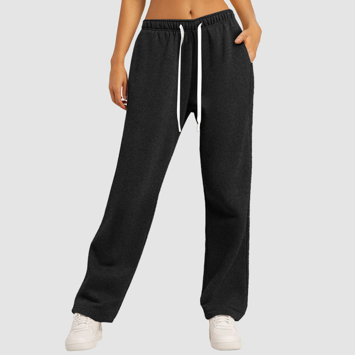 Lune London High Waist Casual Jogging Pants for Ladies with Drawstring