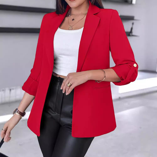 Fashion blazer for women with roll-up sleeves and a refined cut Lune London