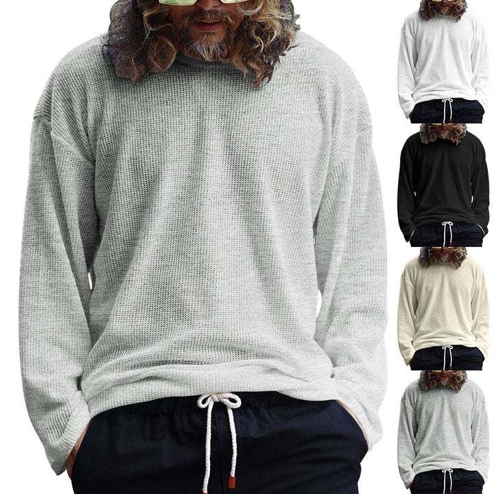 Casual long sleeve shirt for men in breathable structured fabric Lune London