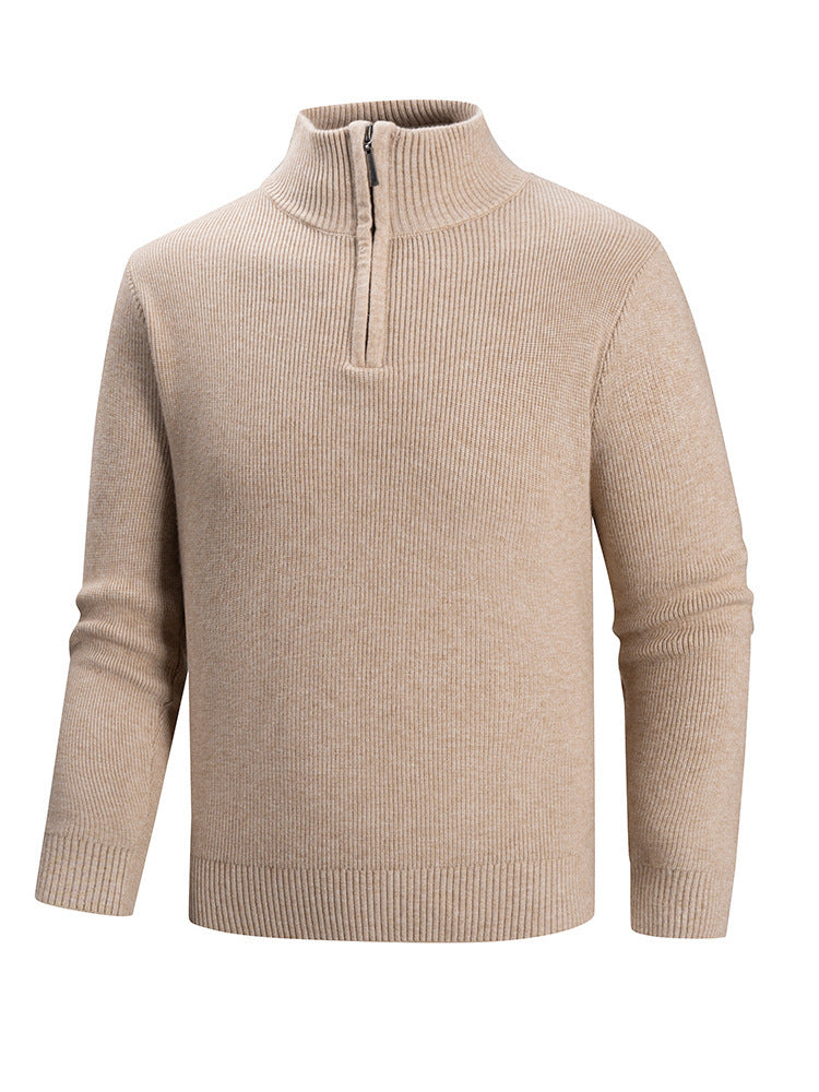 Knitted sweater for men with high collar Lune London
