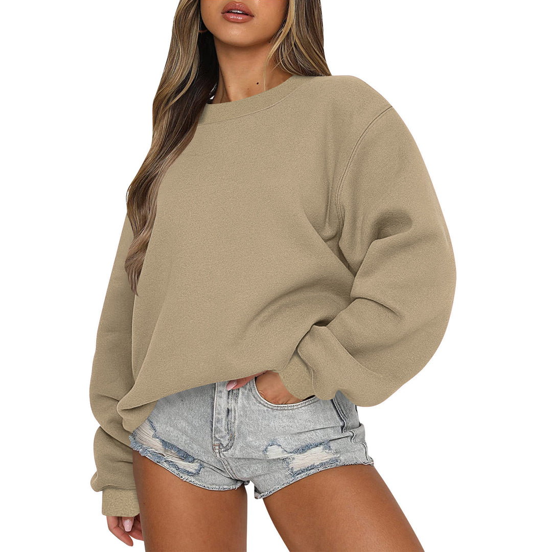 Ladies Oversized Sweatshirt with Wide Sleeves Lune London