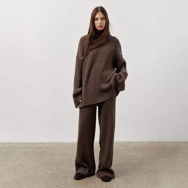 Women's chic and style knit outfit