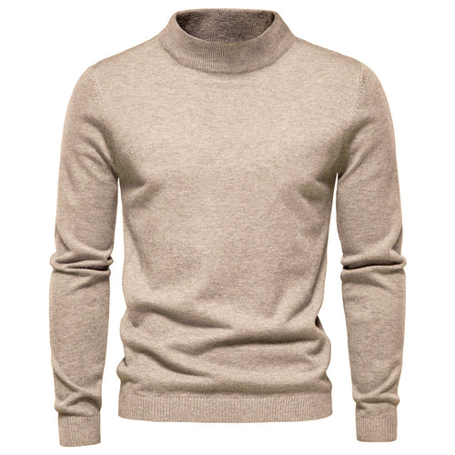 Men's Elegant Rollneck Sweater in High Quality Wool Lune London