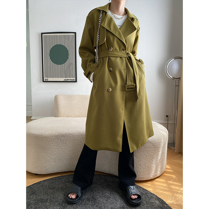 Women's Fashionable Trench Coat with Elegant Cut Chic & Stil
