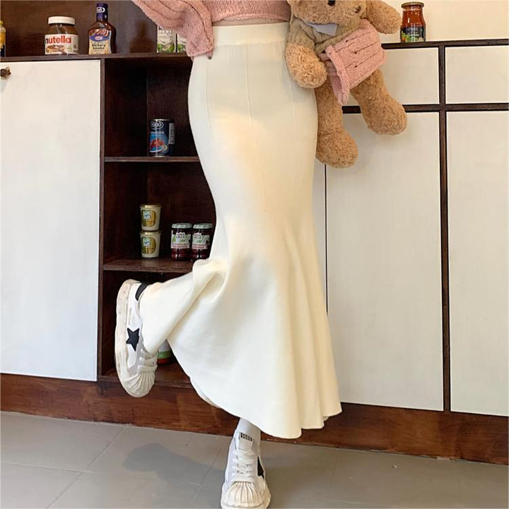 Ladies elegant wrap skirt with flared fashionable shape Lune London