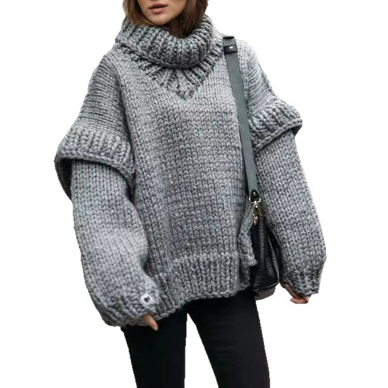 Ladies Chunky Knit Sweater Lune London