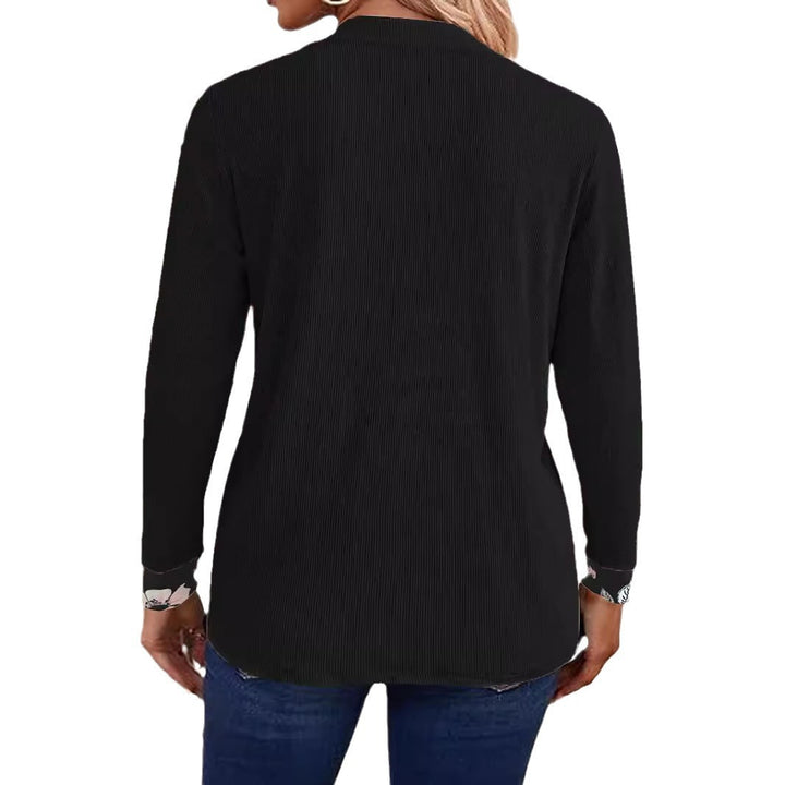 Ladies Casual Vest with Floral Accent Lune London