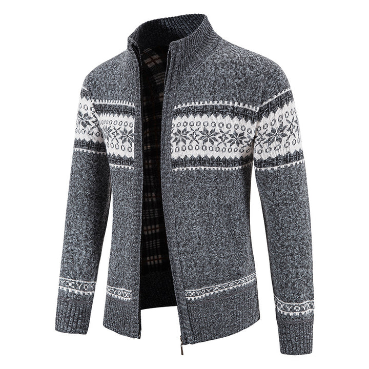 Men's knitted jacket with innovative design Lune London