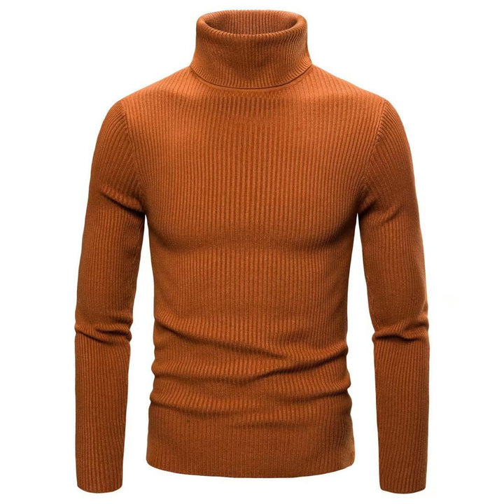 Men's High-Quality Turtleneck Sweater Made Of Fine Ribbed Structure Lune London