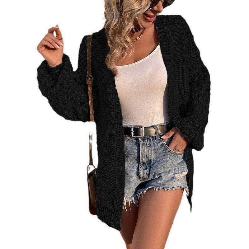 Chic and Style casual knit cardigan for women