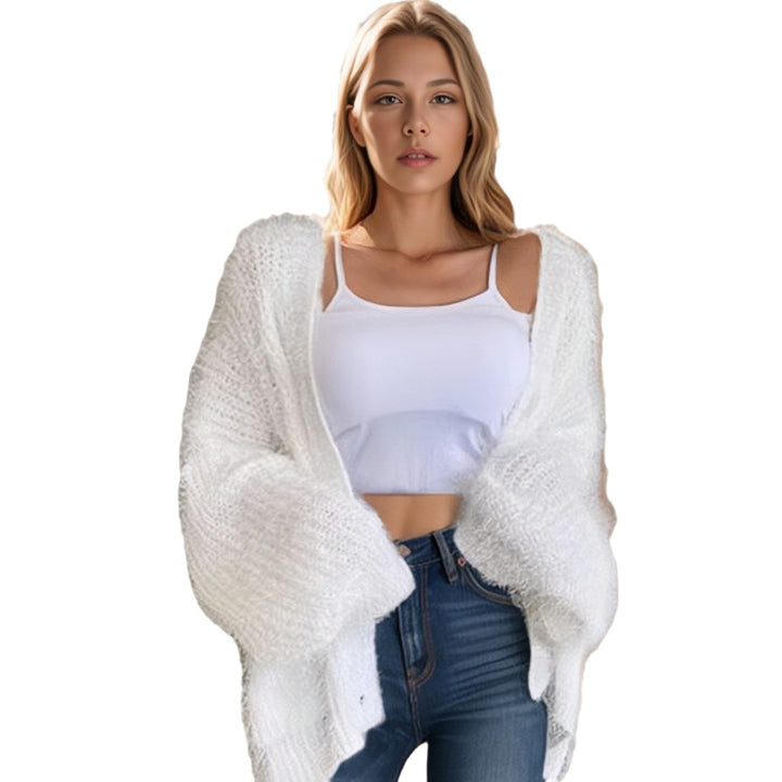 Ladies Soft Knit Long Sleeve Sweater Lune London