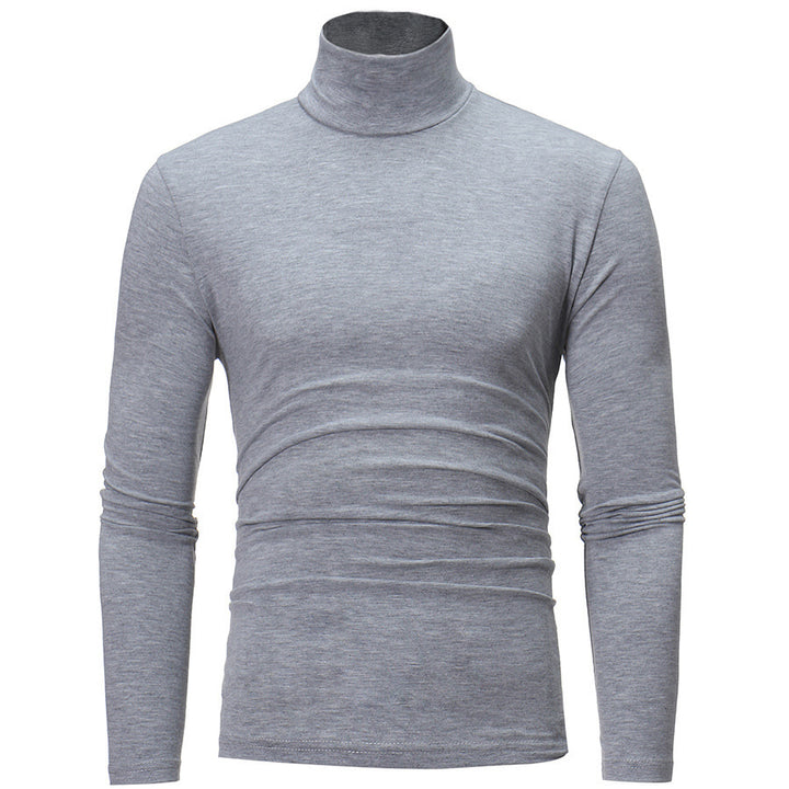 Trendy turtleneck sweater for men in soft cotton blend Lune London