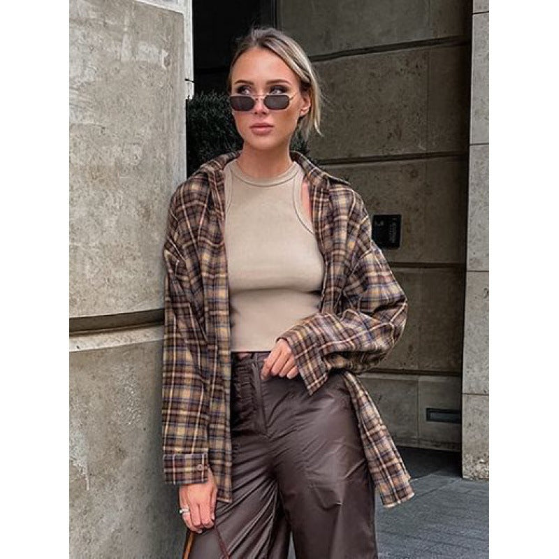 Lune London oversized checkered shirt