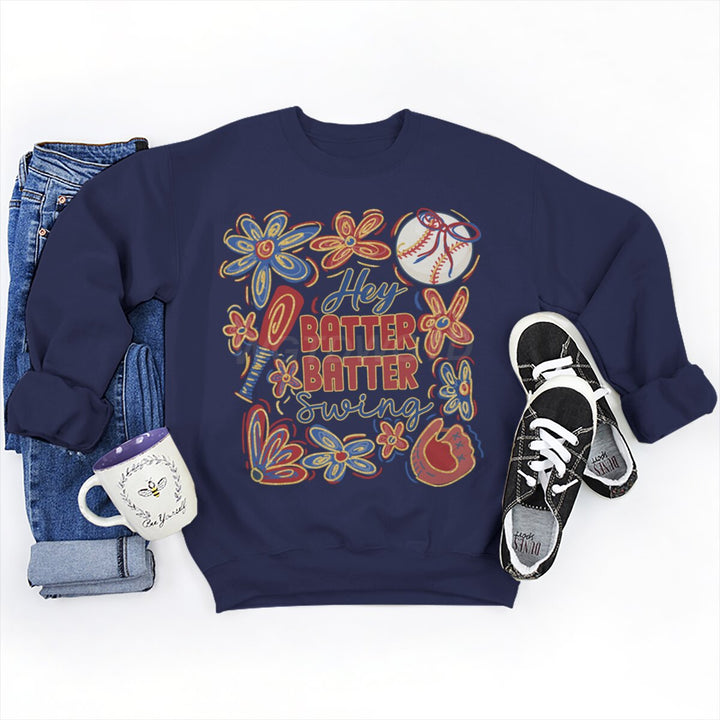 Sweatshirt femme avec motif de baseball créatif et coupe décontractée Chic & Stil