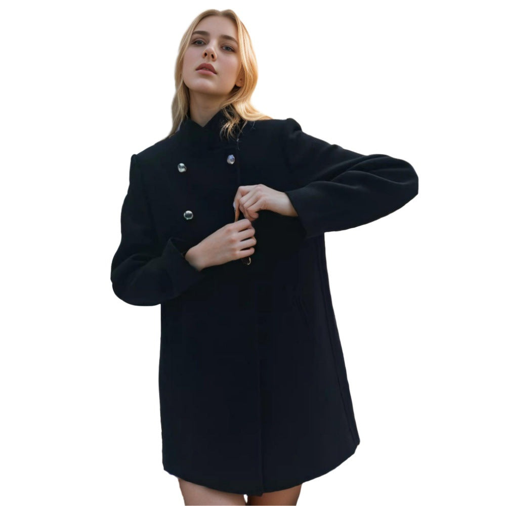 Elegant Duffle Coat for Women with Double Row of Buttons and Luxurious Details Lune London