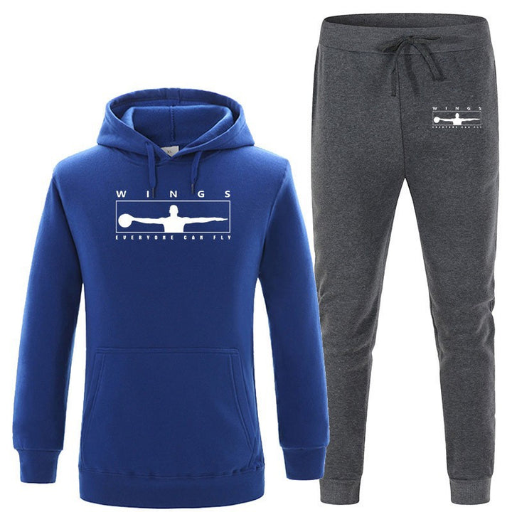 Women's jogging suit with modern logo and comfortable kangaroo pockets Chic & Stil