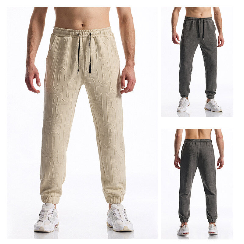 Men's sporty leisure pants with elastic waistband and side pockets Lune London