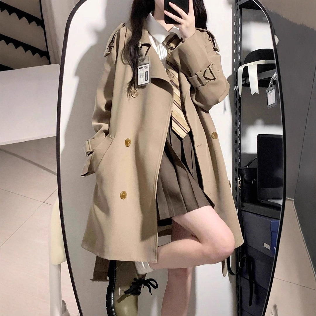 Manteau trench à la mode pour femmes avec coupe oversized Chic & Stil