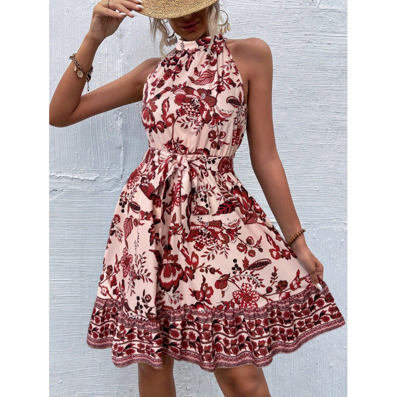 Lune London Women's Floral Sleeveless Mini Dress