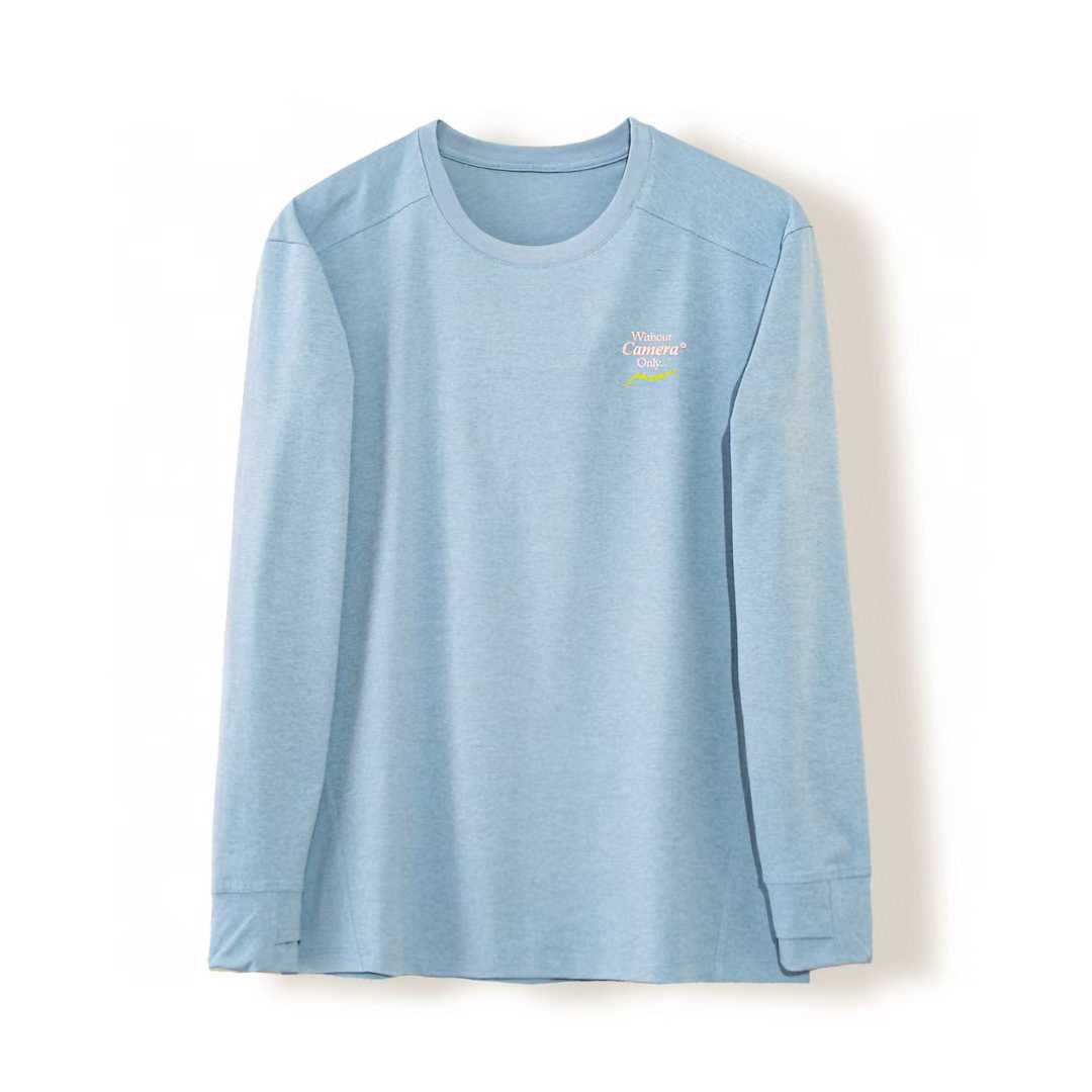 Chemise sportive à manches longues pour femmes avec une structure de tissu innovante Chic & Stil