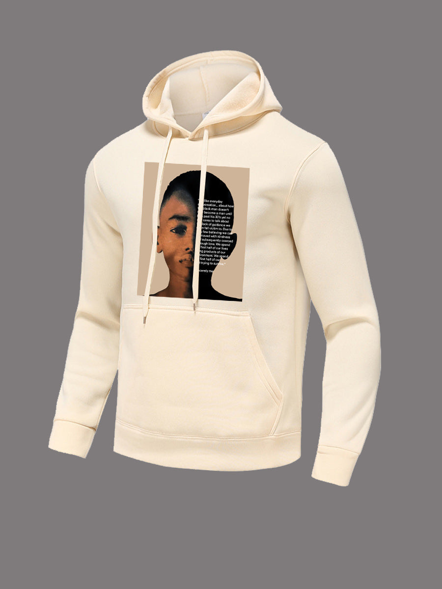 Hoodie for women with creative graphic print and innovative cut Lune London