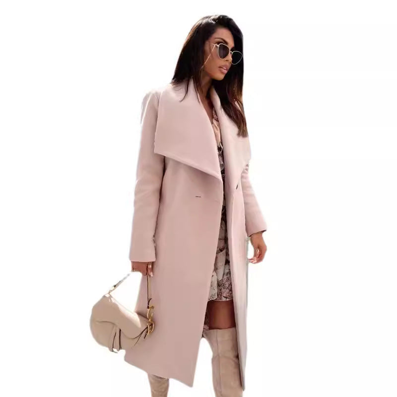 Elegant trench coat for women with belt and high-quality finish Lune London