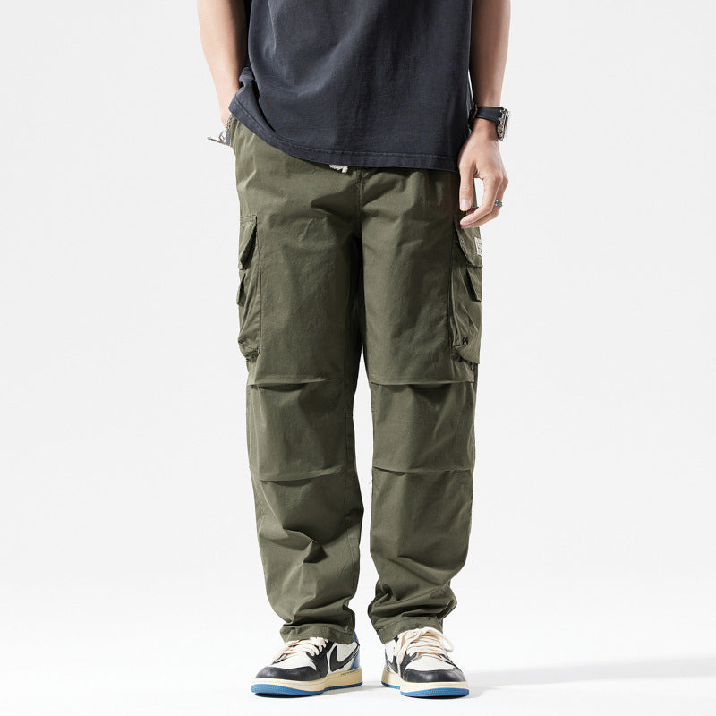 Pantalon cargo pour hommes avec poches multifonctionnelles Lune London