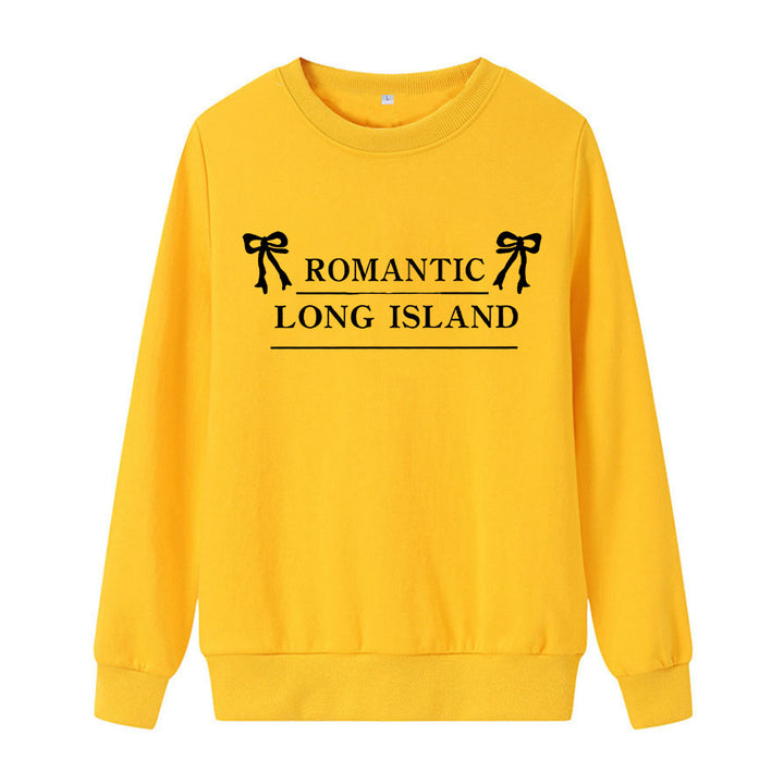 Women casual sweatshirt with romantic lettering Chic & Stil
