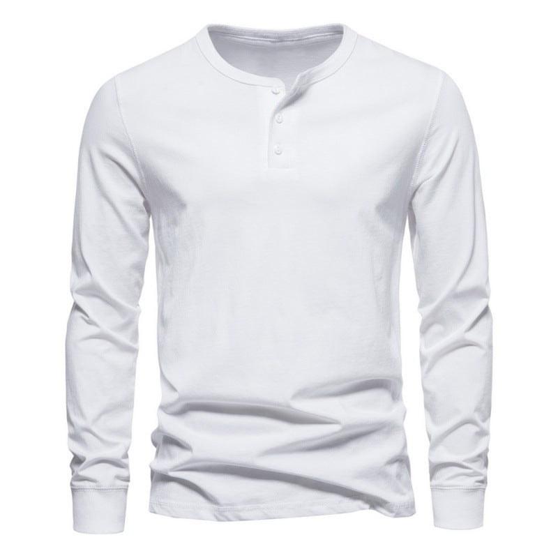 Men's long sleeve shirt with button closure and modern design Lune London